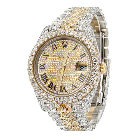 fake gold diamond rolex|are rolex watches real.